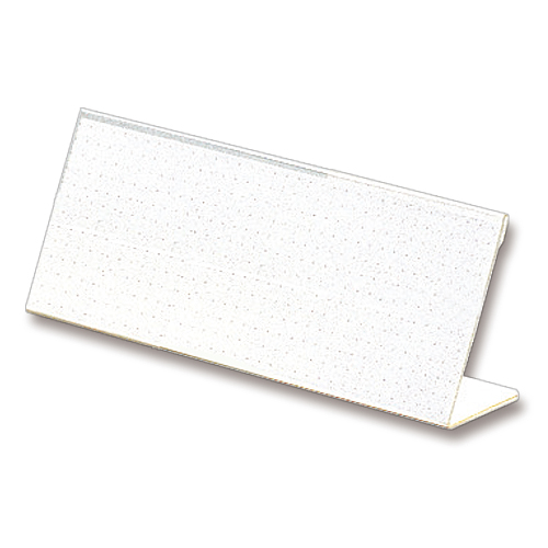 ｶｰﾄﾞ立 L型(再生PET樹脂製) W180×H65mm 1ｾｯﾄ(10個)画像