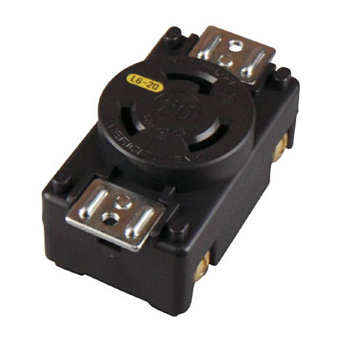 引掛形 ﾊﾟﾈﾙ用ｺﾝｾﾝﾄ 接地2P20A250V 1個画像