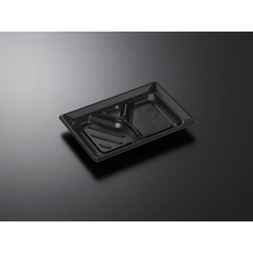 中央化学 弁当容器 CT みちる K23-16L BK 本体画像