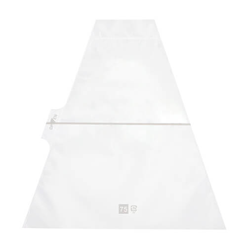 HEIKO サンドイッチ袋 75 横開きタイプ ライン白 100枚画像