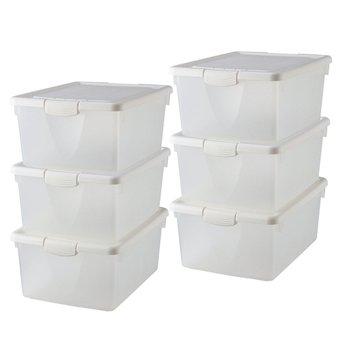 ｸﾘｱBOX A4 乳白 1ｾｯﾄ(6個)画像