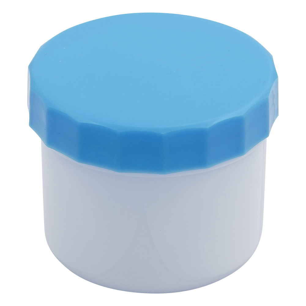 プラ軟こう壺（深型）33mL 50個 青画像