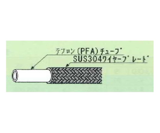 USL-PFA耐久ホース(10Mpa未満タイプ) 1/4"φ×10m画像