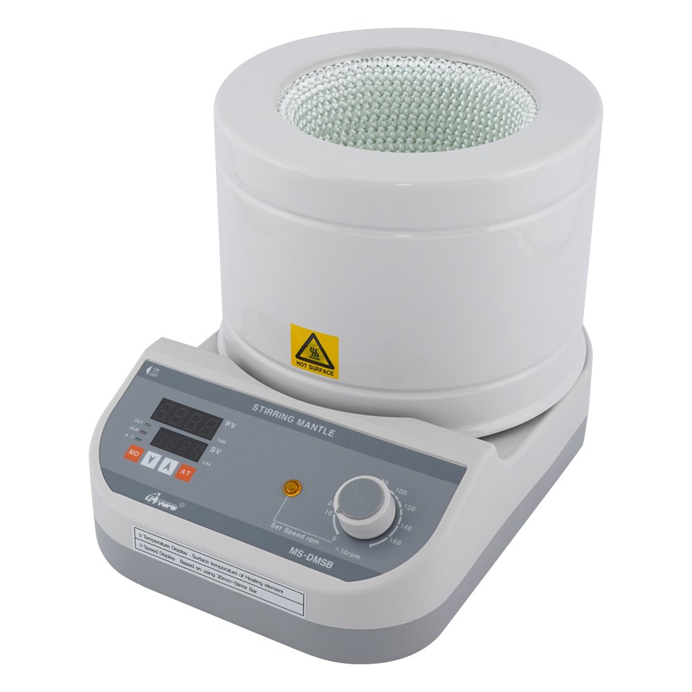 ビーカー用マントルヒータースターラー　デジタル温度調節器付き　1000mL