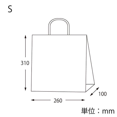 環境に優しい！再生紙を使用したナチュラルデザインの手提げ紙袋