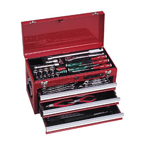 ﾂｰﾙｾｯﾄ ｹｰｽ色:ﾏｯﾄﾌﾞﾗｯｸ 差込角:12.7mm(1/2inch) 1ｾｯﾄ画像