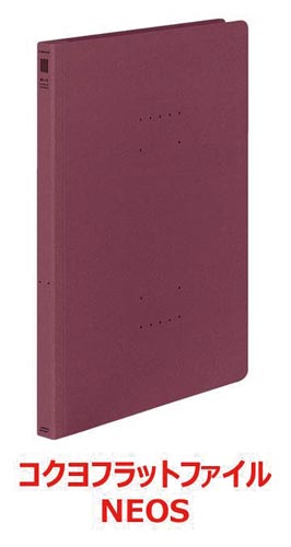 フラットファイル＜ＮＥＯＳ＞ワインレッド　１０冊画像