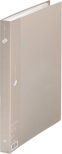 クリアーＦスーパーエコノミーＡ４タテ　４０Ｐ灰