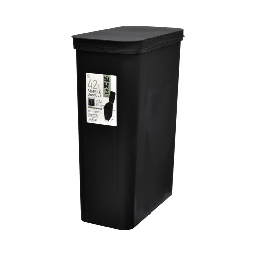 シンプルダストボックス４２Ｌ縦開きブラック