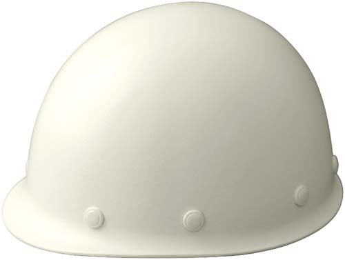 ＭＰ型ヘルメット　ＫＰ無　白　４個画像