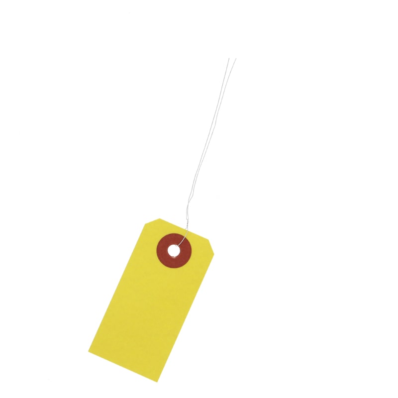 荷札　豆　３０×６０　黄画像