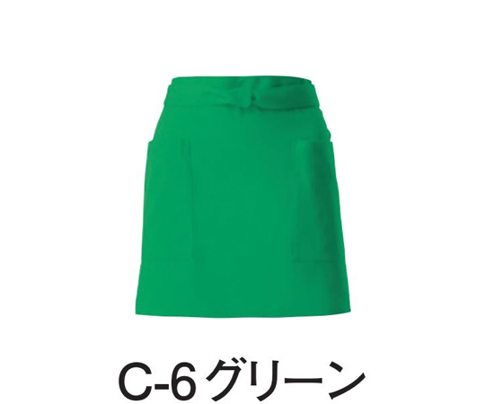 ショートエプロン グリーン画像
