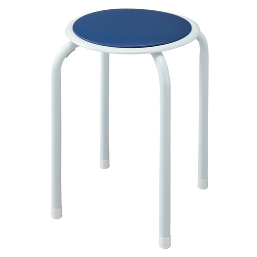 ﾗｳﾝﾄﾞｽﾂｰﾙ FB-01/10 ﾌﾞﾙｰ 1脚