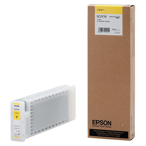 ｲﾝｸｶｰﾄﾘｯｼﾞ ｲｴﾛｰ 700ml SC2Y70 1個画像