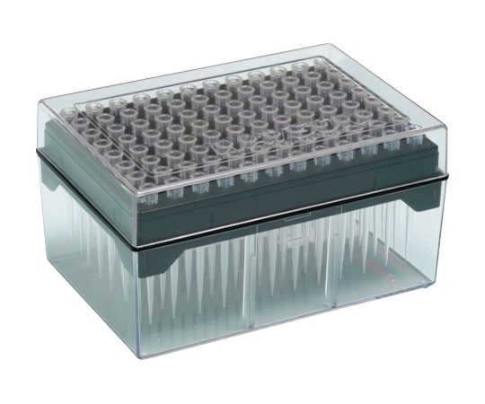 10μLロング フィルターチップ システムラック 滅菌 1箱（96本×10ラック入）画像