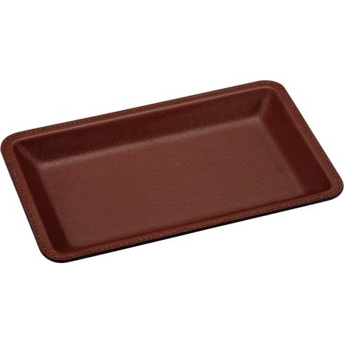 レザー調カルトン　ブラウン画像