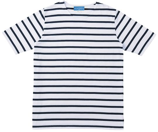 ボーダーTシャツ　ホワイトxネイビー　SS画像