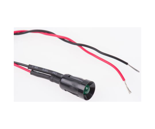 LED表示灯　緑　8mm　12　V　dc画像