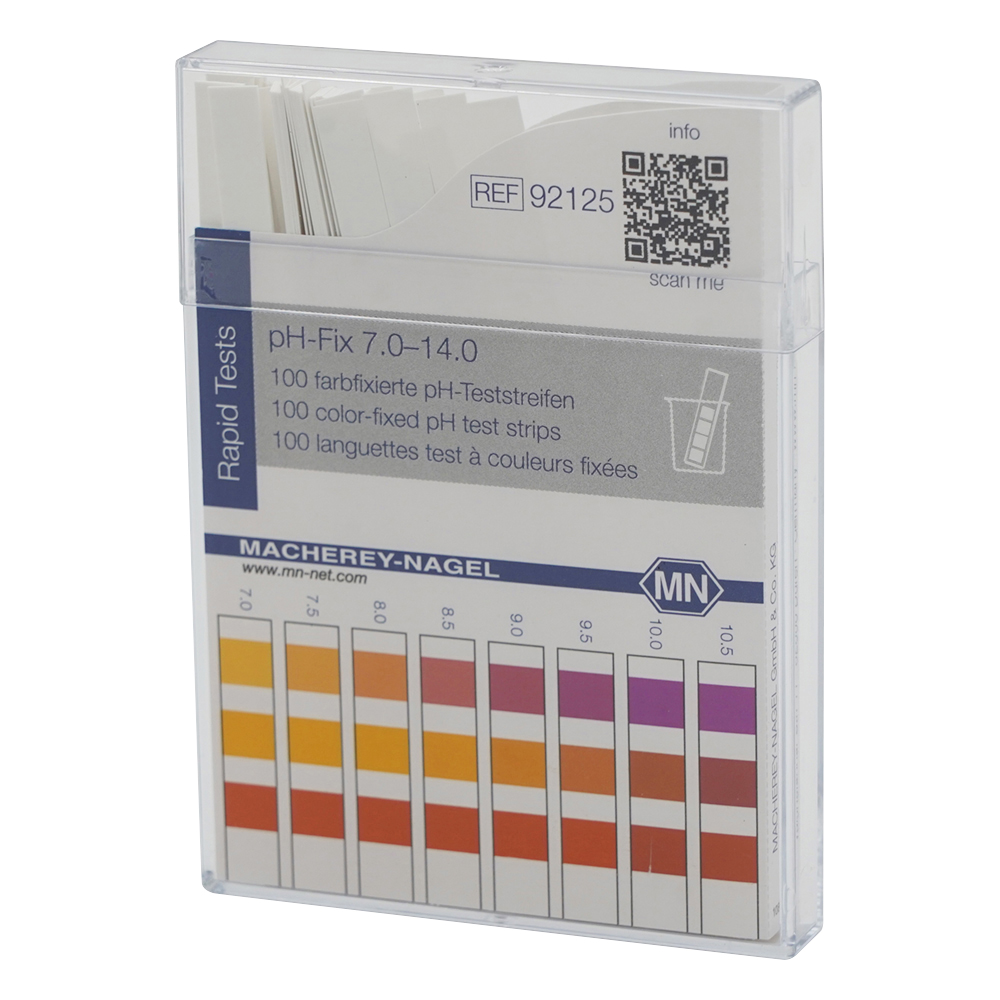 スティックpH試験紙（pH-Fix） pH7.0～14.0 1箱（100枚入）画像