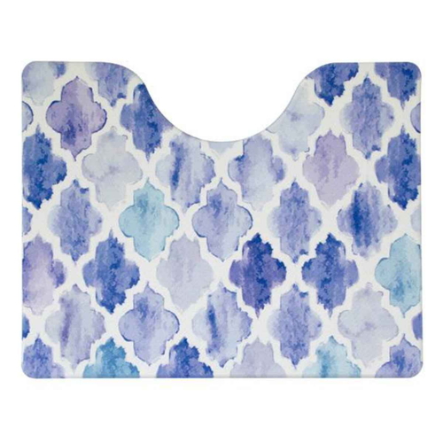 トイレマット 拭ける 撥水 PVCトイレマット ミニ 40×50cm 抗菌 モロッカン画像