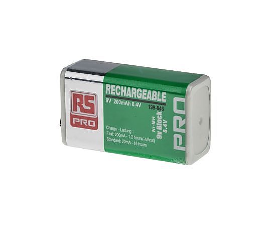 9　V充電式バッテリ画像