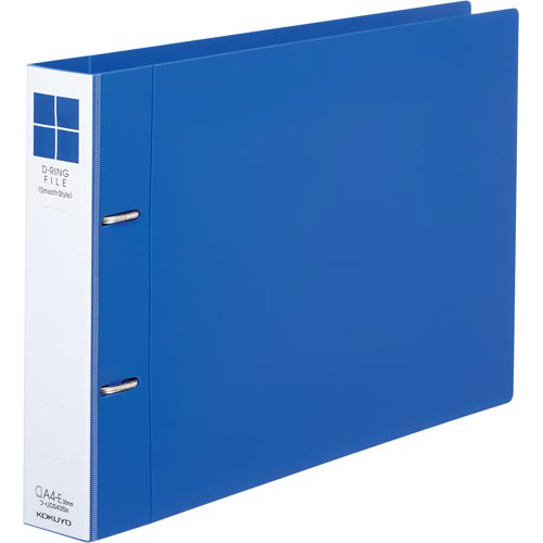 ＜スムーススタイル＞Ａ４横　背幅４５ｍｍ　青１０冊画像