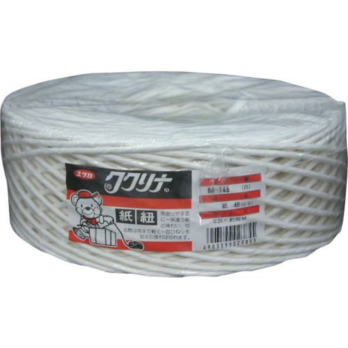 荷造り紐 紙ﾋﾓ #25×90m 350g 白 1巻画像