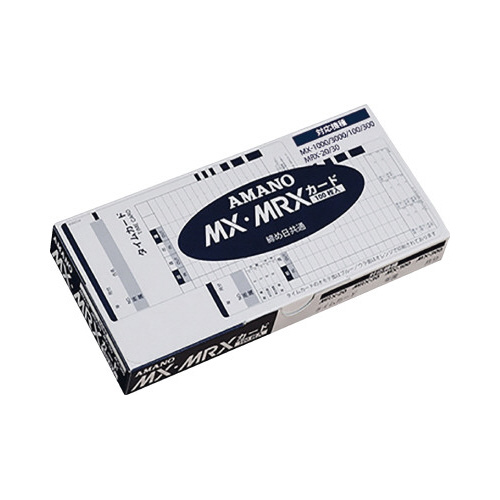 タイムカード　ＭＸ・ＭＲＸカード　１００枚入