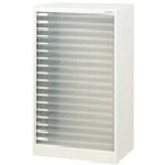 ナカバヤシ　書類ケース　アバンテＶ２フロアケ－スＡ３　浅１８段　白画像