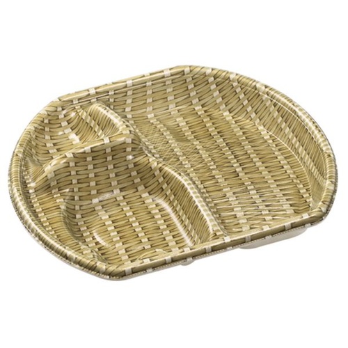 エフピコ 冷麺容器 SB半月24-20(42) 本体 ザル画像