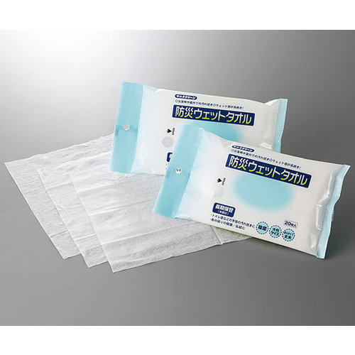 防災ウェットタオル［長期保管］　２０枚入