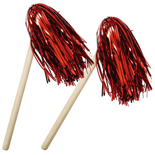 民舞ｶﾁｶﾁ棒 赤 1ﾊﾟｯｸ(2本)画像