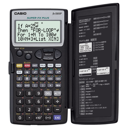 関数電卓　10桁　一体型ハードカバー　1台