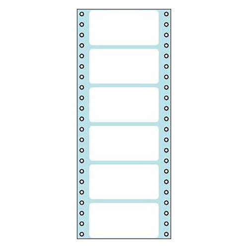 連続伝票用紙(ﾀｯｸﾌｫｰﾑ) 横4 5/10×縦11ｲﾝﾁ 6片 1ﾊﾟｯｸ(100ｼｰﾄ)画像