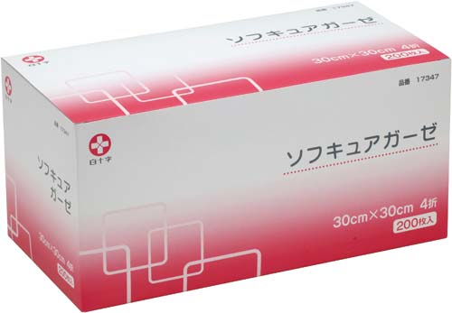 ソフキュアガーゼ　３０×３０　４折　２００枚入画像