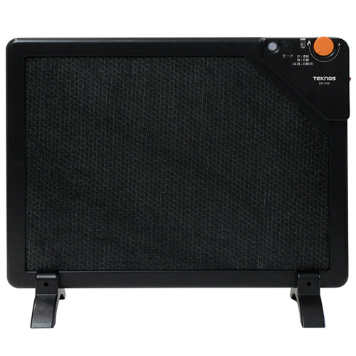 TEKNOS ﾃｰﾌﾞﾙﾋｰﾀｰ 脚/ｶﾊﾞｰ付 本体:黒 ｶﾊﾞｰ:ﾌﾞﾗｳﾝ 1台画像