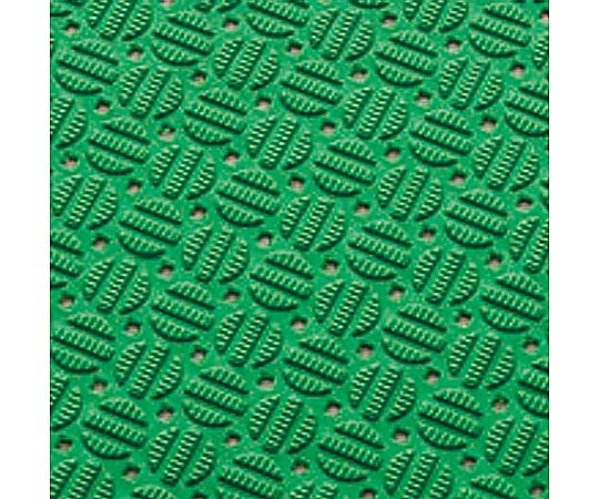 0.92x10m /2.0mm ノンスリップマット(緑) 表面に滑り止め加工が施された緑色のマットの全体像