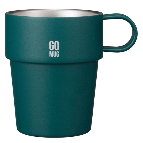 マグカップ 285ml GOMUG QAHWA 保温 保冷 ステンレス グリーン画像