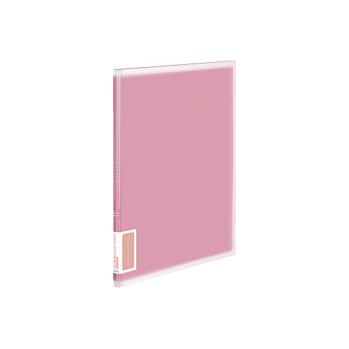 クリヤーブック＜コロレー＞固定式Ａ４ポケット　桃画像