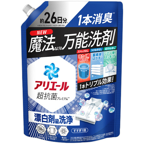 ｱﾘｴｰﾙ ｼﾞｪﾙ つめかえ用 超特大ｻｲｽﾞ 625g 1ﾊﾟｯｸ画像