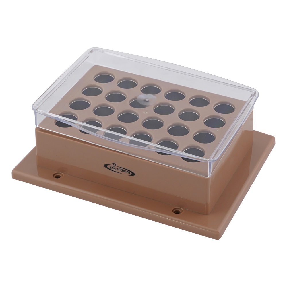 クール・ホットブロックバス(Thermo Cell)用ブロック　φ15mm試験管　24本用画像