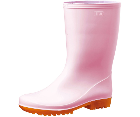 耐滑長靴 ハイグリップ ピンク 22.0cm画像