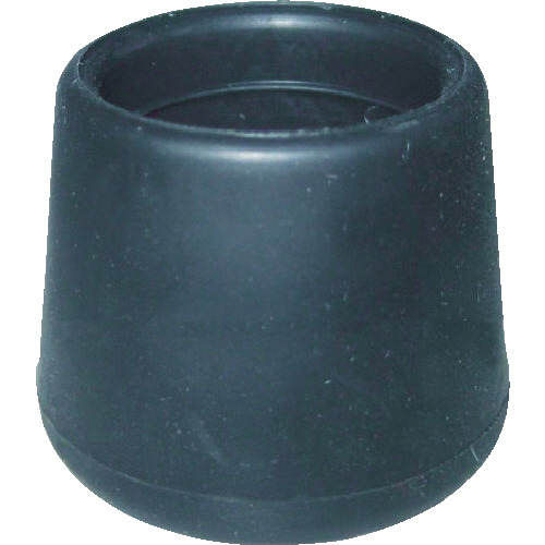 ｲｽ脚ｷｬｯﾌﾟ 12.7mm 黒 1ﾊﾟｯｸ(4個)画像