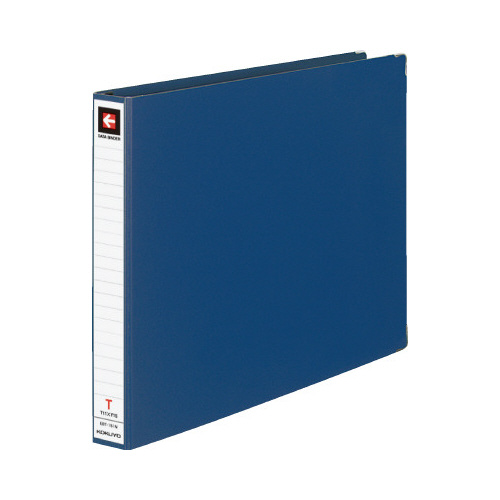 データバインダーＴ型１１×１５　２２穴藍画像