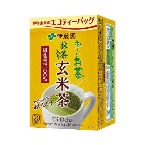 おーいお茶ティーバッグ　抹茶入り玄米茶　２０袋