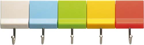 ５連キーフック　磁石タイプ画像