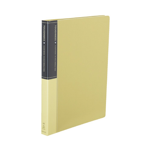 クリヤーブック　タフネス　ミドルリングＡ４　黄Ｘ３画像