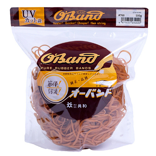 ｵｰﾊﾞﾝﾄﾞ #760 内径191mm 500g入 透明袋 1袋画像