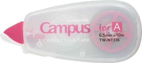 キャンパス修正テープ使い切り　A罫　10m　10個