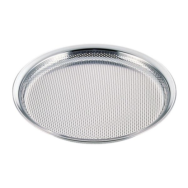 ザル UK パンチングそばザル(浅型盆ザル)24cm YUKIWA画像